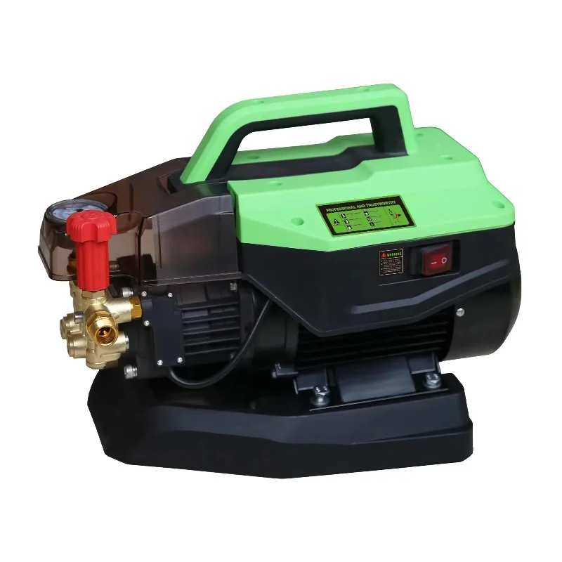2.5KW Household Electric Pressure Washer Induction Motor Handheld Trolley 2 in 1 Switch Auto Stop Portable High Pressure Washer