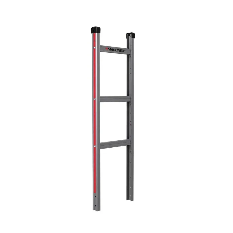 HMK119K2C5E Aluminum Hand Truck, Horizontal Loop Handle with Vinyl Sleeve, 20" x 12" Aluminum Extruded Plate, 500 lb Ca