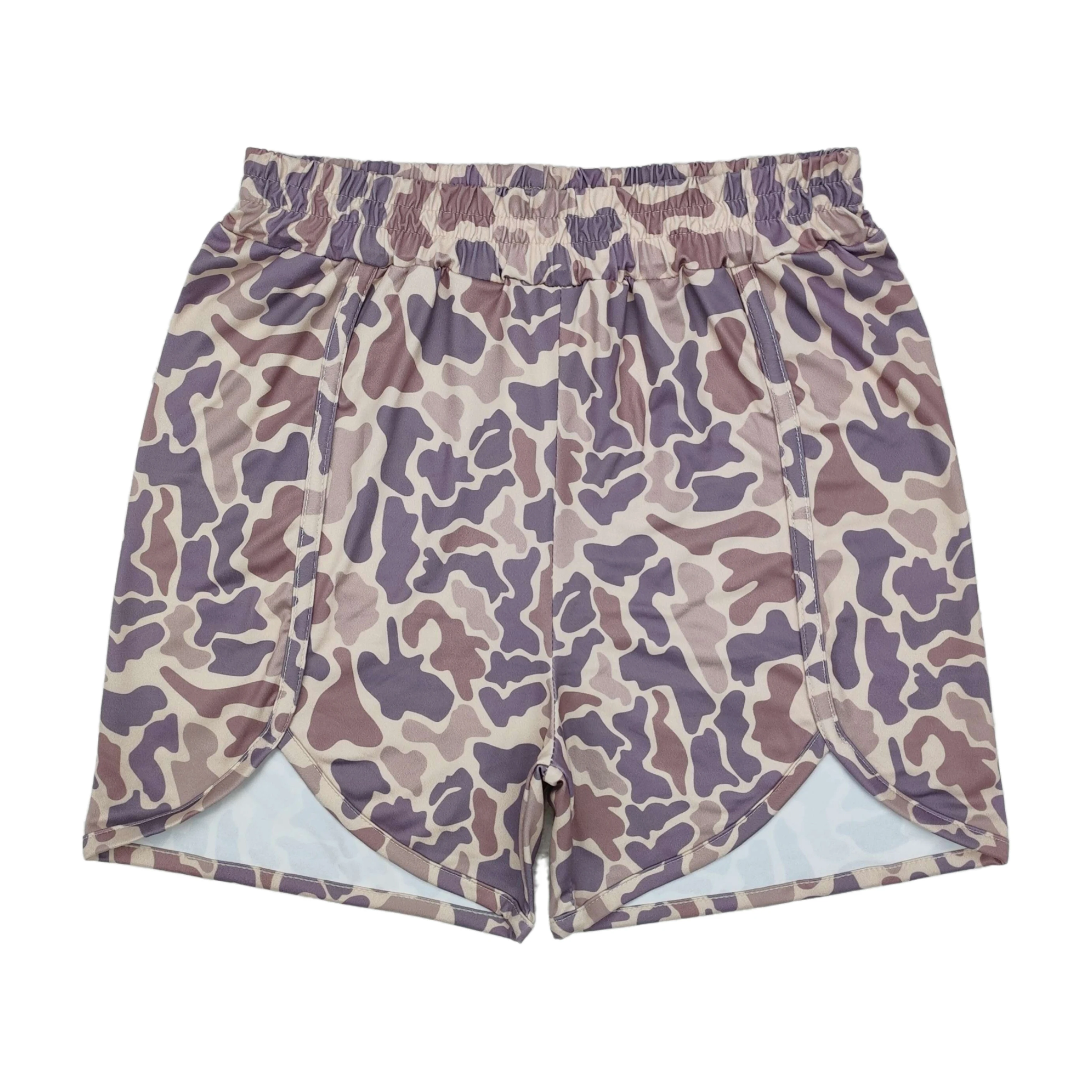 الجملة الكبار امرأة الصيف رمادي كامو البقرة الصبار الأزهار تشغيل السراويل الملابس الآباء النساء فتاة طفل الملابس الغربية