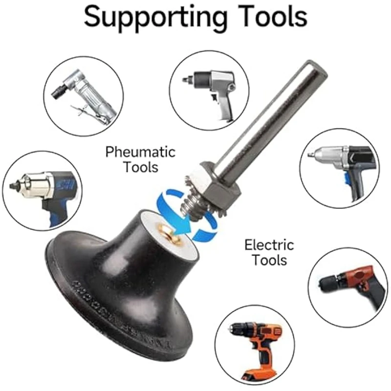 31PCS 2In Quick Change Easy Strip Discs For Drills,Strip Wheel With 1/4In Grinding Discs,Die Grinder Attachments