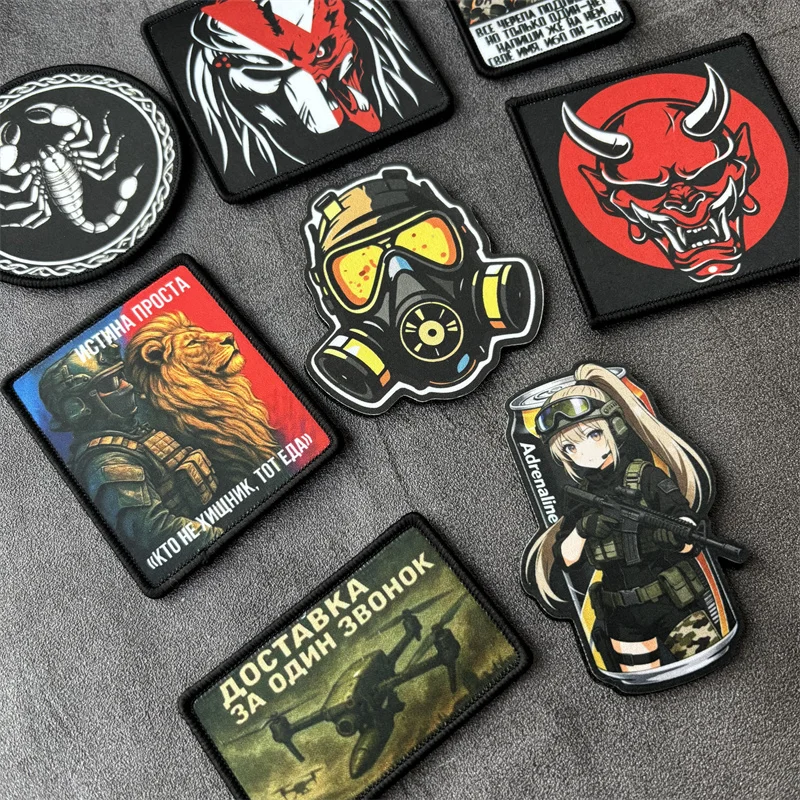 Parche militar con insignia de moral MOLLE y velcro para ropa - imagen 3