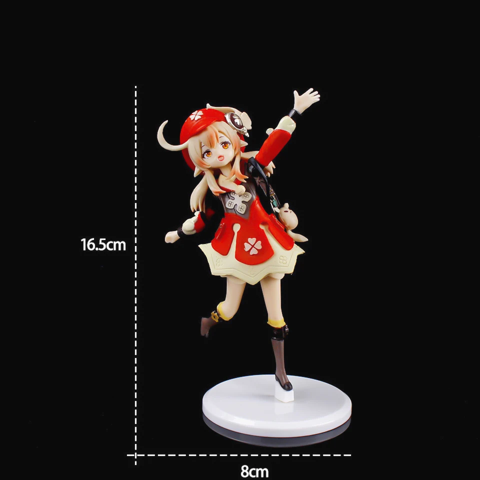 16cm Genshin Impact Klee Anime Figure Genshin Impact Paimon Action Figure Ganyu/Keqing/Hu Tao Figurine Collection Model Doll Toy