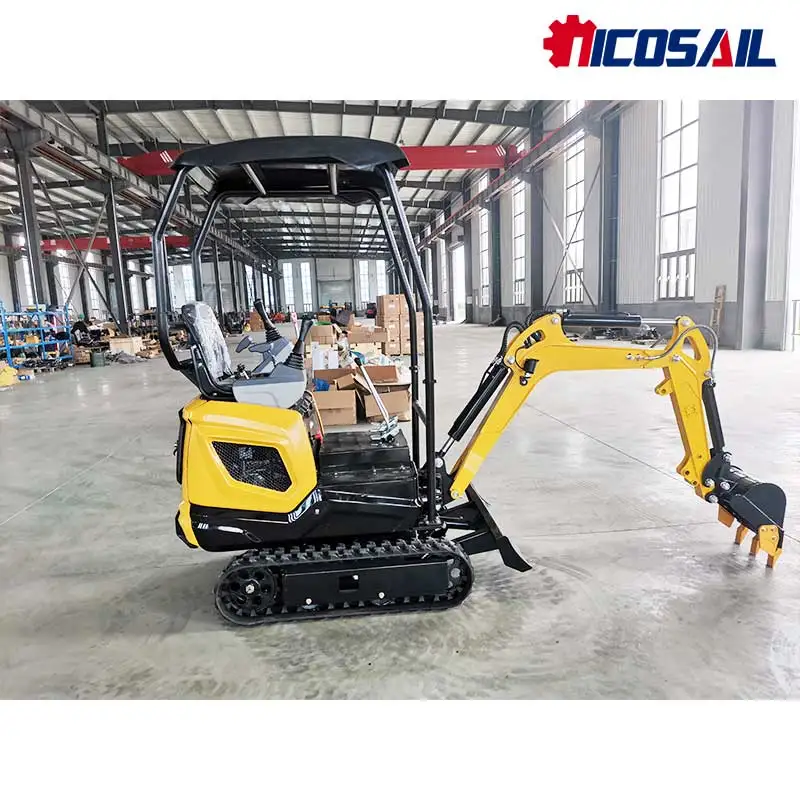 حفارة صغيرة للبيع |   النظام الهيدروليكي |   تصميم متين |   مثالية للنباتات الصناعية والمزارع الصغيرة