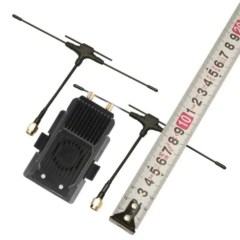 

Модуль ELRS 915 МГц/2,4 ГГц с двойной Т-образной антенной, двухдиапазонный TX-модуль с интерфейсом JR/Nano ExpressLRS для FPV-дронов и квадрокоптеров с большой дальностью полета, DIY