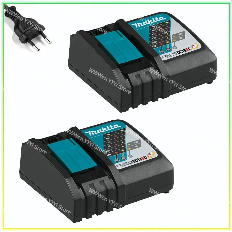 100% Originele Makita 6. 0ah 18V Li-Ion Acculader Dc18rf Bl1840 Bl1830 Bl1430bl1440 Dc18rc Oplaadgereedschap Met Usb-Poort