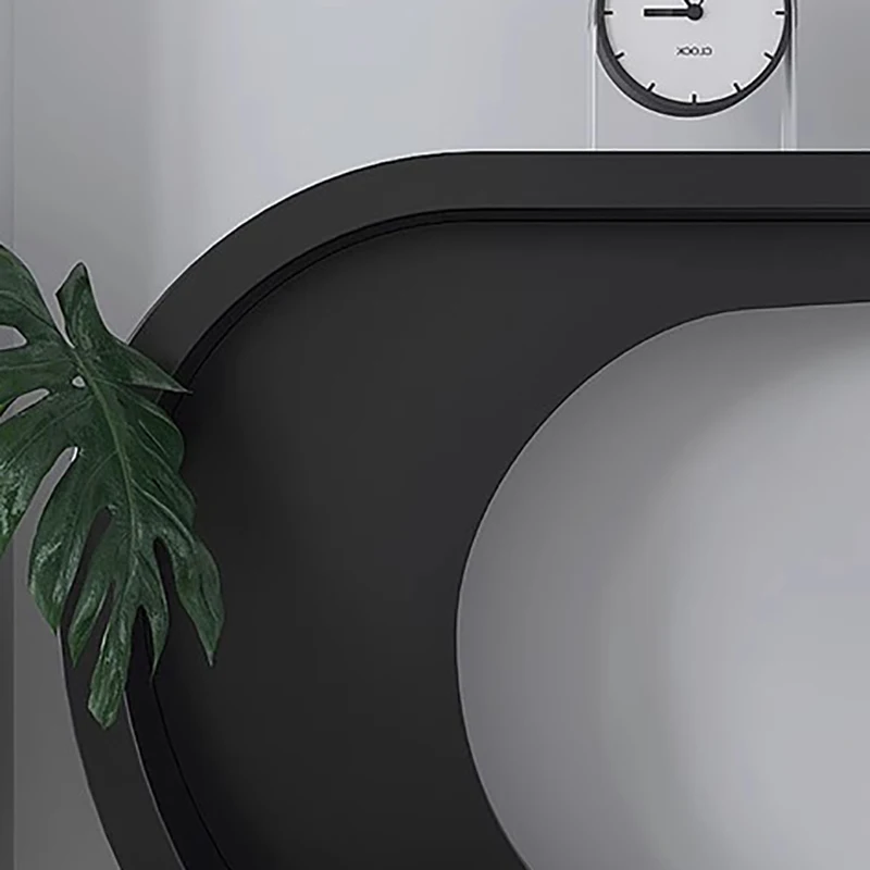 طاولة وحدة تحكم فرنسية فريدة من نوعها بتصميم منحني طاولة وحدة تحكم جمالية ممتازة على الحائط أثاث مكتب أنيق لغرفة المعيشة