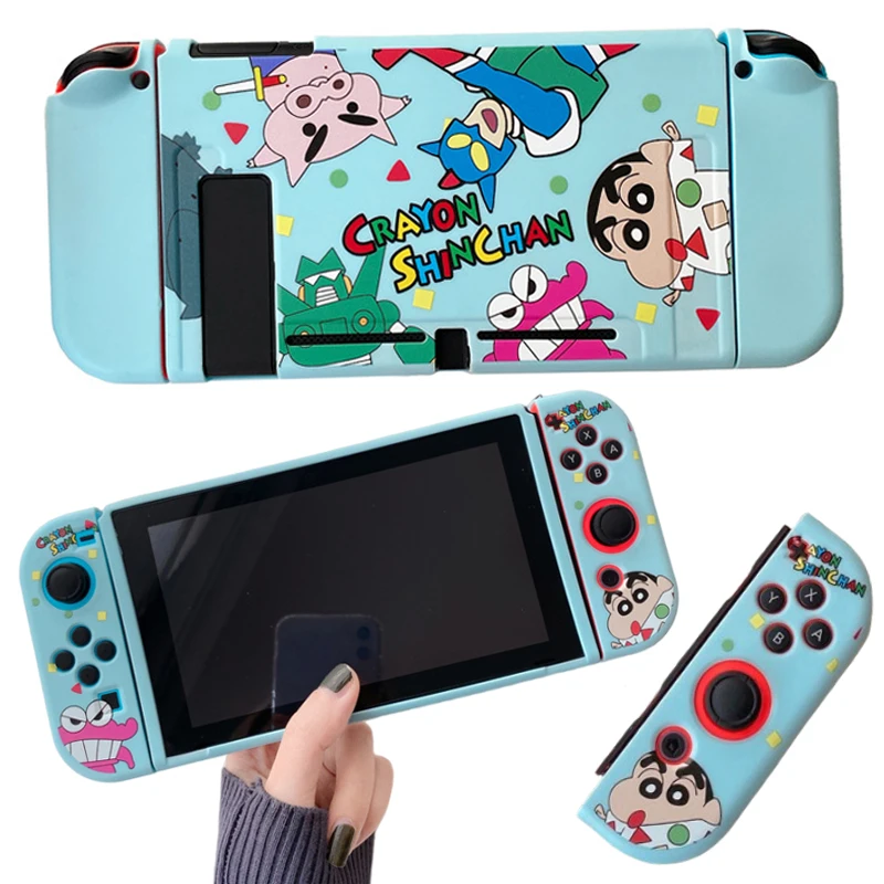 

Crayon Shin-chan Case for Nintendo Switch NS Console Joycon Separable Shell TPU Soft Protective Cover Game Console Accessories