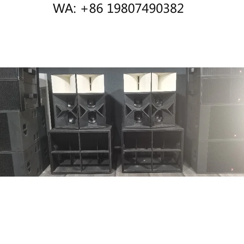 Passive Radiator Speaker Box, Professional Loudspeaker Equipment for DJ Stage and Live Performance Setup