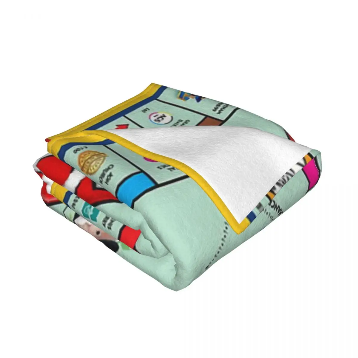 Monopoly Board Game Classic An Ultra-Soft Micro Fleece Blanket