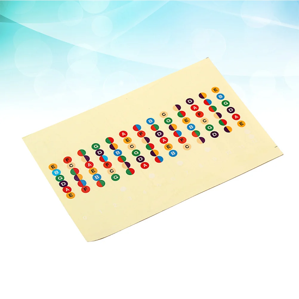 

Acoustic Guitar Fret Scale Mark Sticker Musical Instrument Fretboard Map Electric