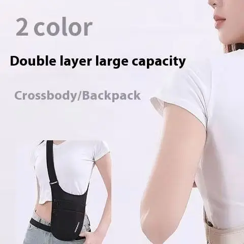 

Travel Hidden Waist Bag Sports Phone Men's Anti-theft Belt Bag Ultra-Thin Waterproof Fanny Pack New Women Run Light Waist Pouch