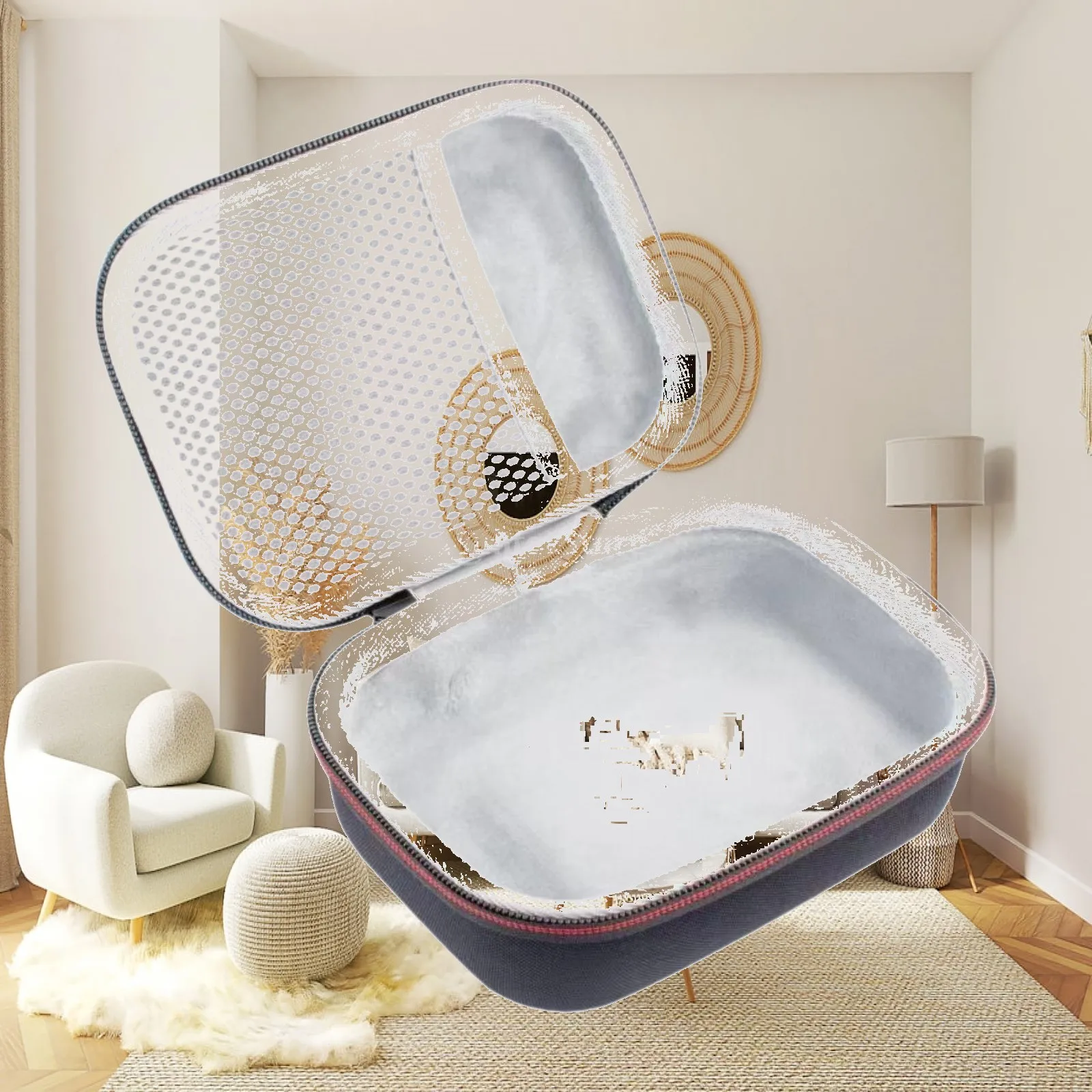 Label Printer Storage Bag Organization Multifunctional Handheld Printer Storage Bag Printing Device Case for Working Camping