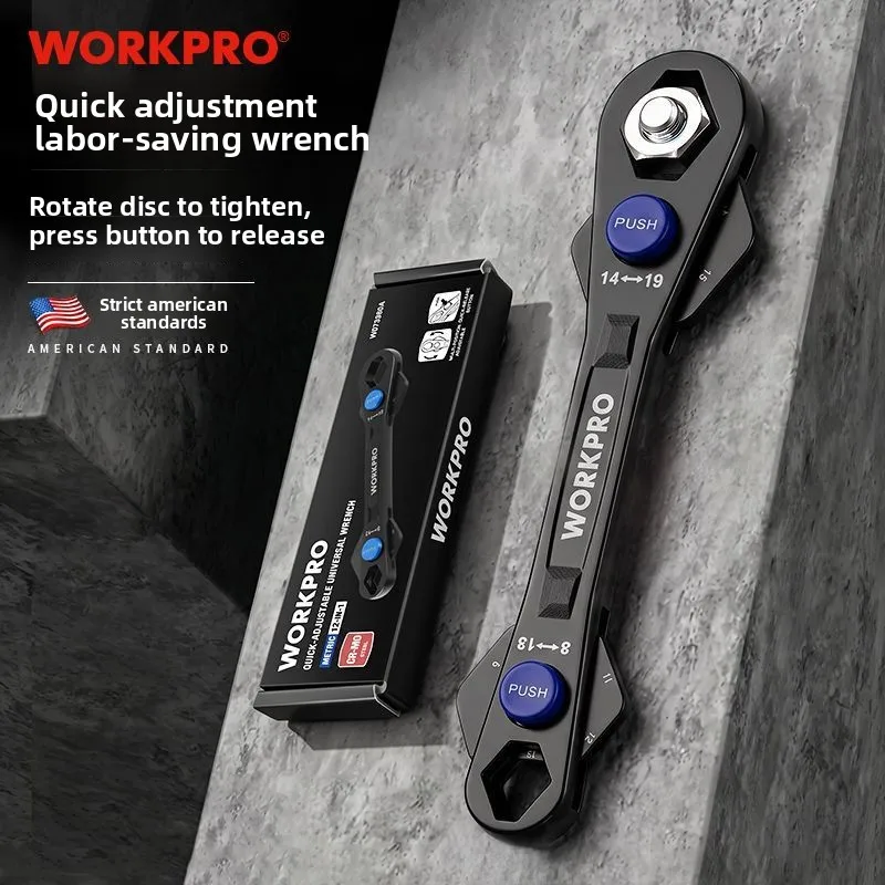 12 in 1 multifunctional and durable double headed plum blossom wrench, fast two-way maintenance, lightweight and portable