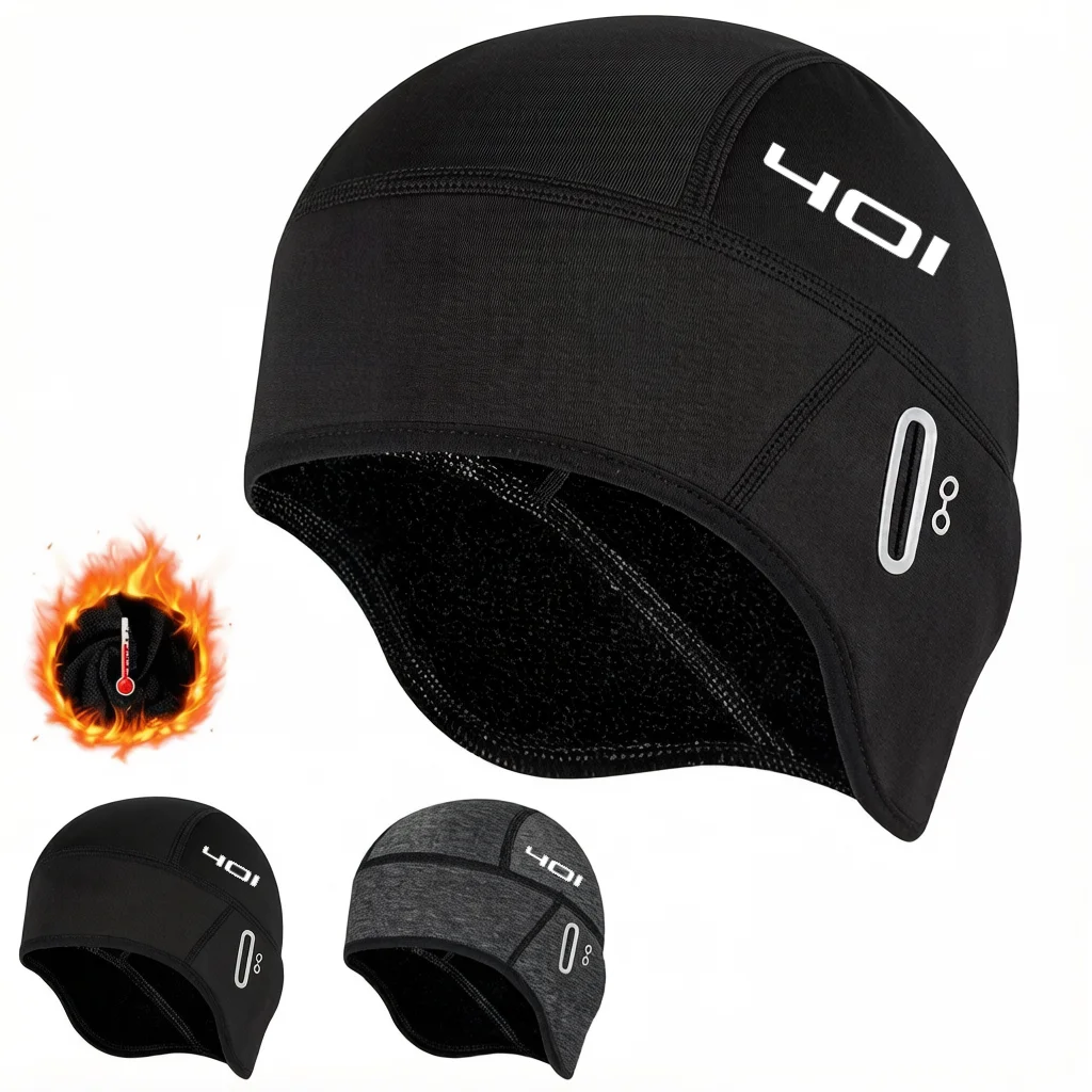 For Husqvarna Svartpilen 401 Vitpilen 401 Svartpilen401 Motorcycle Winter Thermal Cycling Cap Outdoor Under MTB Helmet Liner