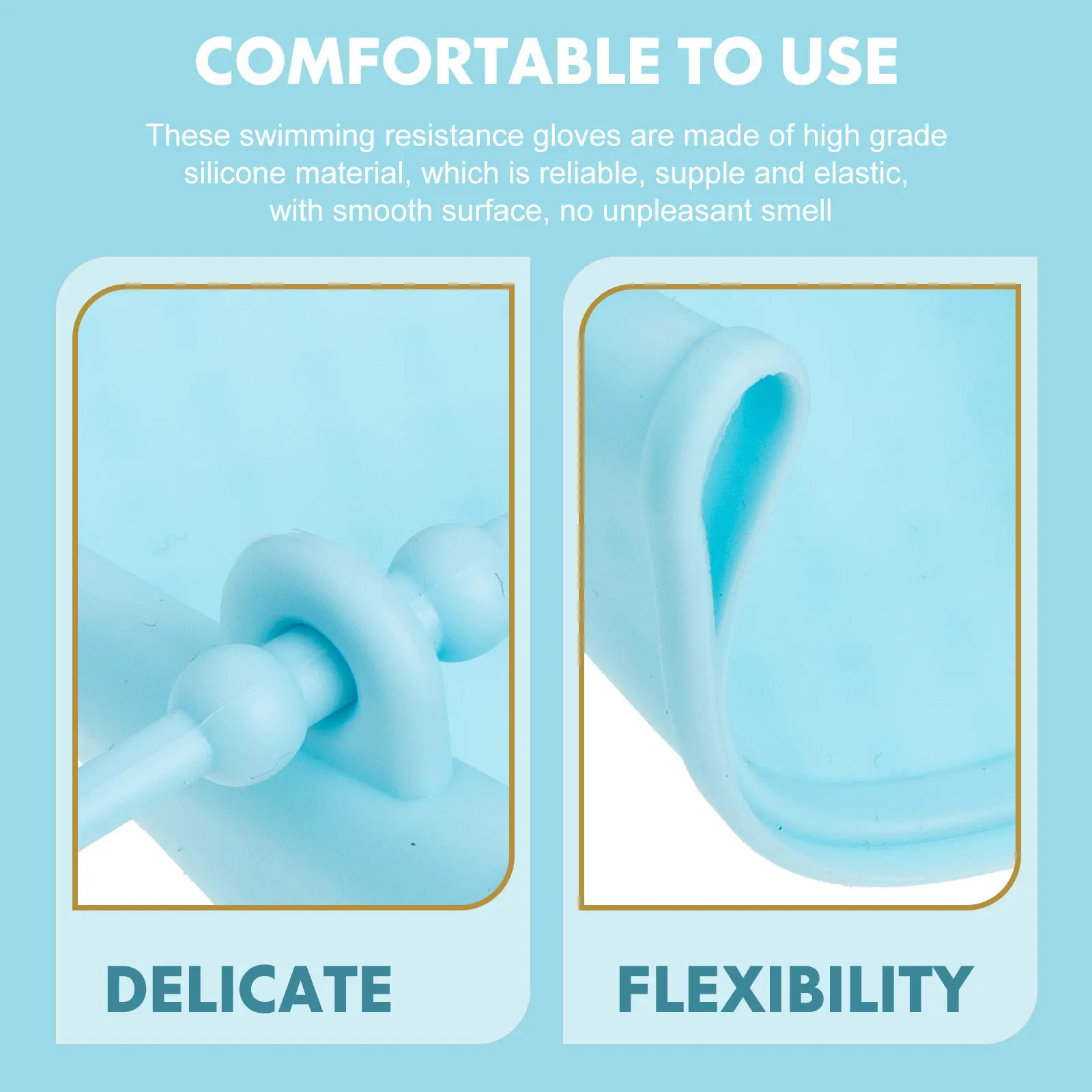 

Пара силиконовых перчаток-лопаток для плавания с регулируемыми ремешками для взрослых, для тренировок в бассейне и занятий дайвингом