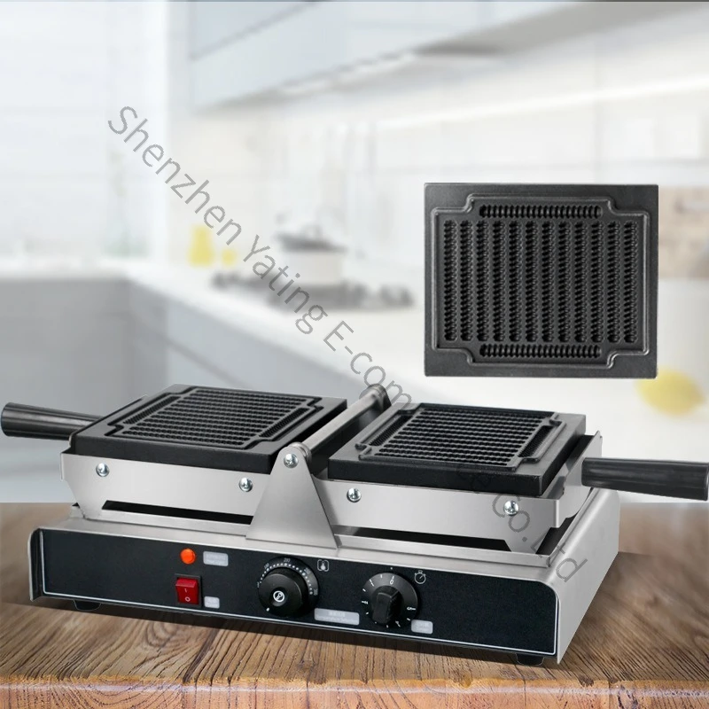 Flip Threaded Crispy Waffle Oven Muffin Machine Scones Machine Biscuit Waffle Machine