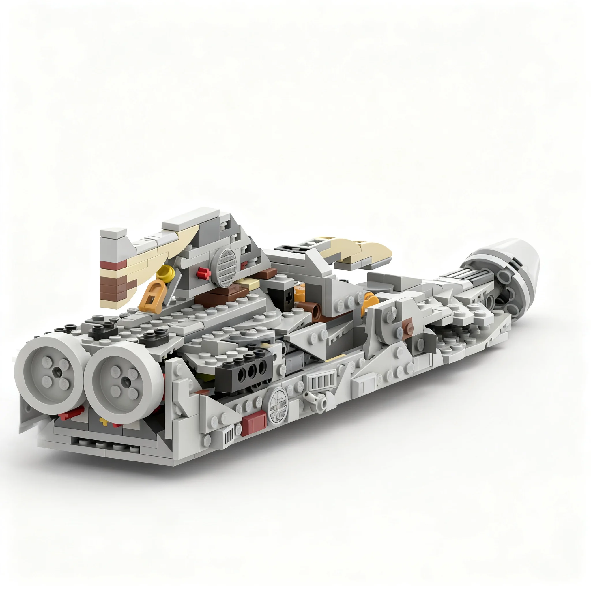 383pcs MOC Star Battle Silver Lightning Model Toy Building Blocks Architecture Christmas Gifts Craft Creative Brick Birthday