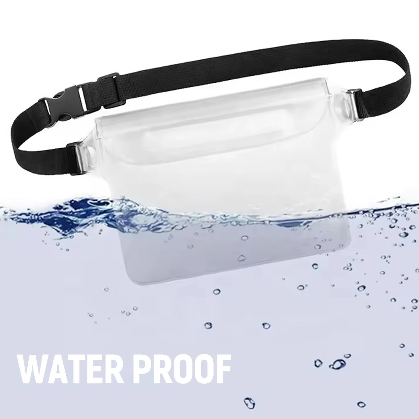 女性用大容量防水ウエストバッグ,調節可能なベルト付きハンズフリー防水バッグ,女の子へのギフト