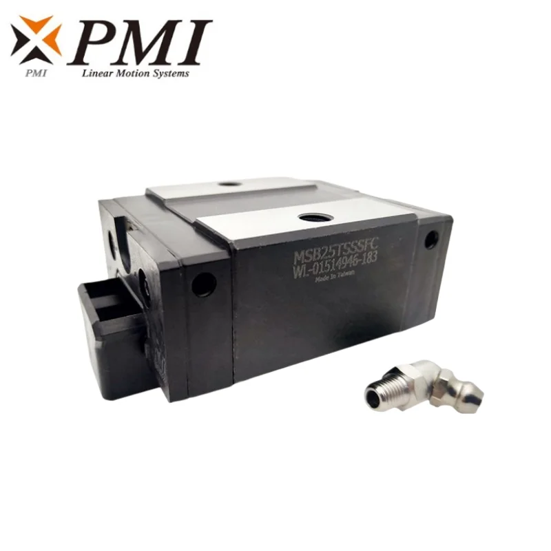 Taiwan PMI MSB15TS MSB20TS MSB25TS MSB30TS -N linear guide slider carriage block MSB15TSSSFCN MSB20TS-N bearing for CNC router