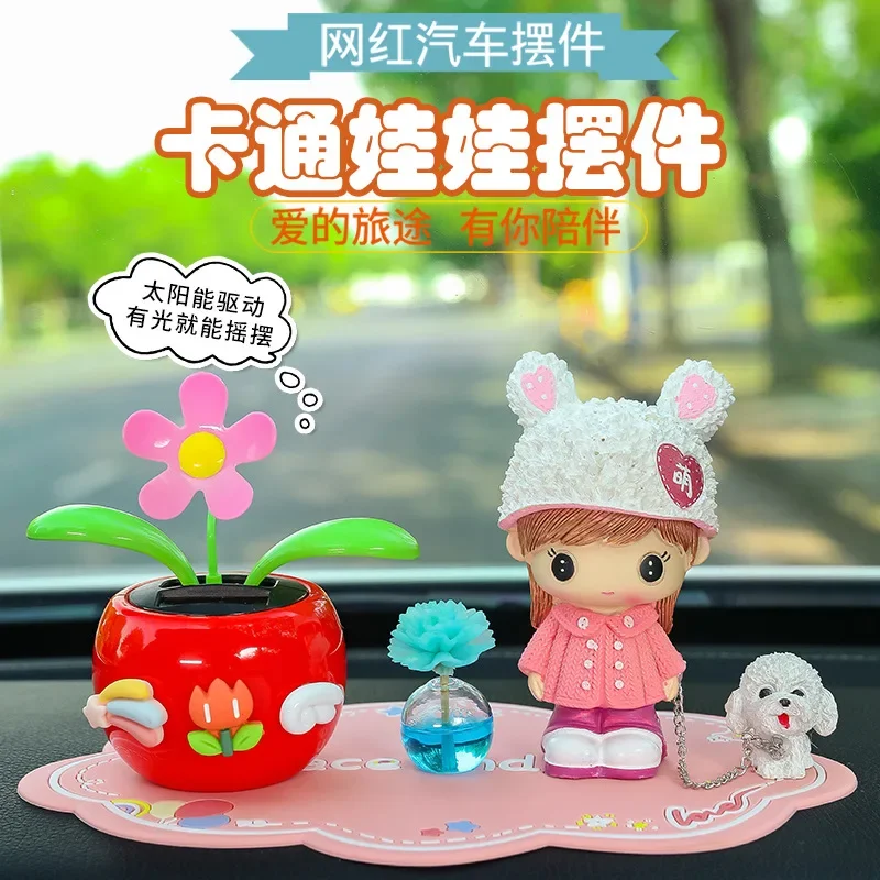 High-Quality Cartoon Doll Car Air Freshener - Cute Summer Car Interior Decoration, Adorable Car Ornaments and Accessories