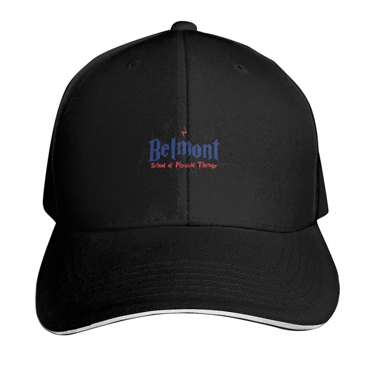 Belmont School of Physical Therapy Baseball Cap Contrast Two Tone Brim Snapback Flat Bill Strapback Dad Hat