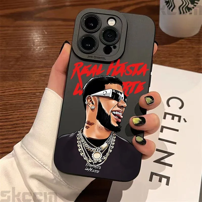 Fashion Hot Rapper Anuel AA Shockproof Case For Samsung Galaxy S25 S24 S23 S22 S21 Ultra Plus S20 FE A15 A35 A54 A55 Matte Cover