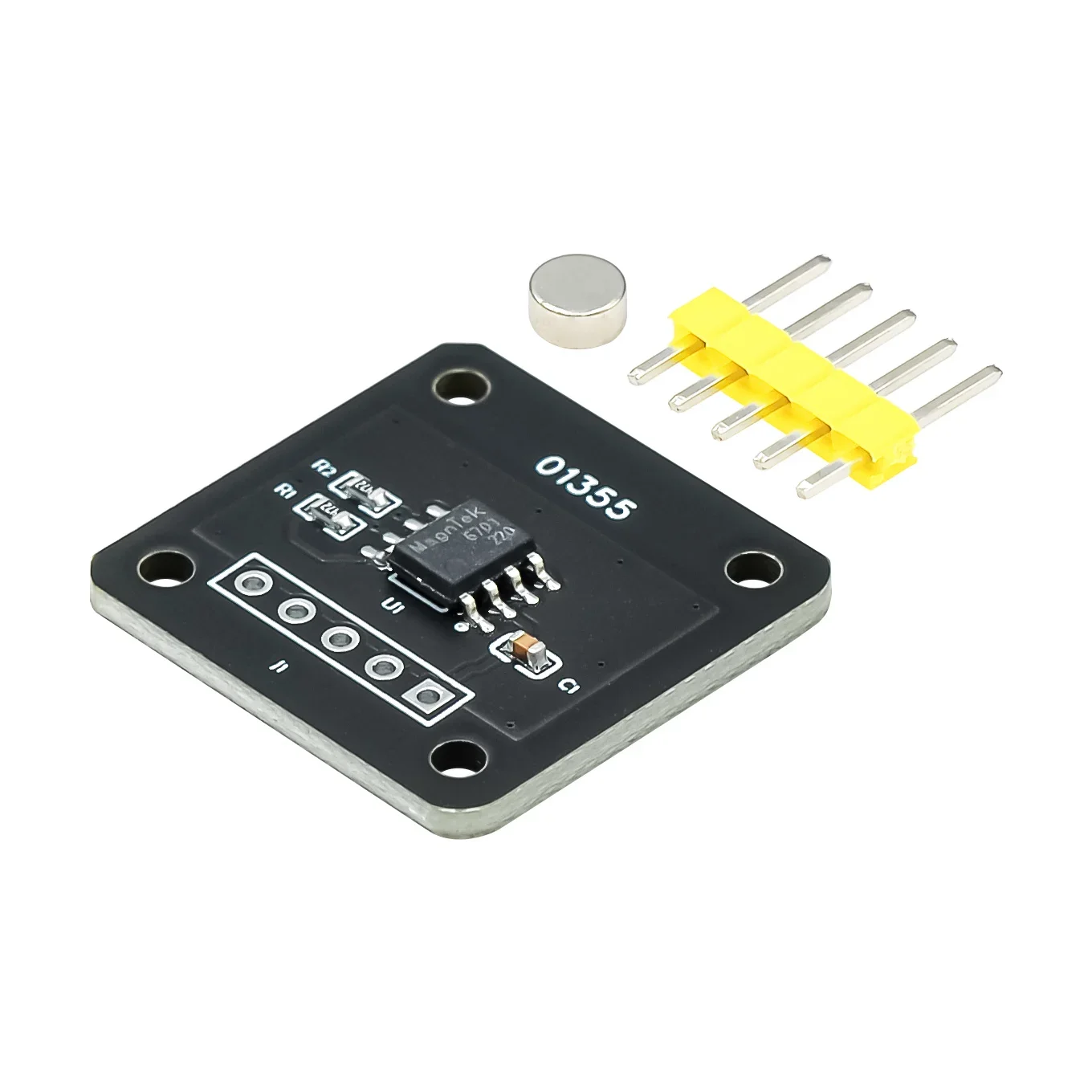 MT6701 magnetic encoder magnetic induction angle measurement sensor module 14bit high precision instead of AS5600 view 2