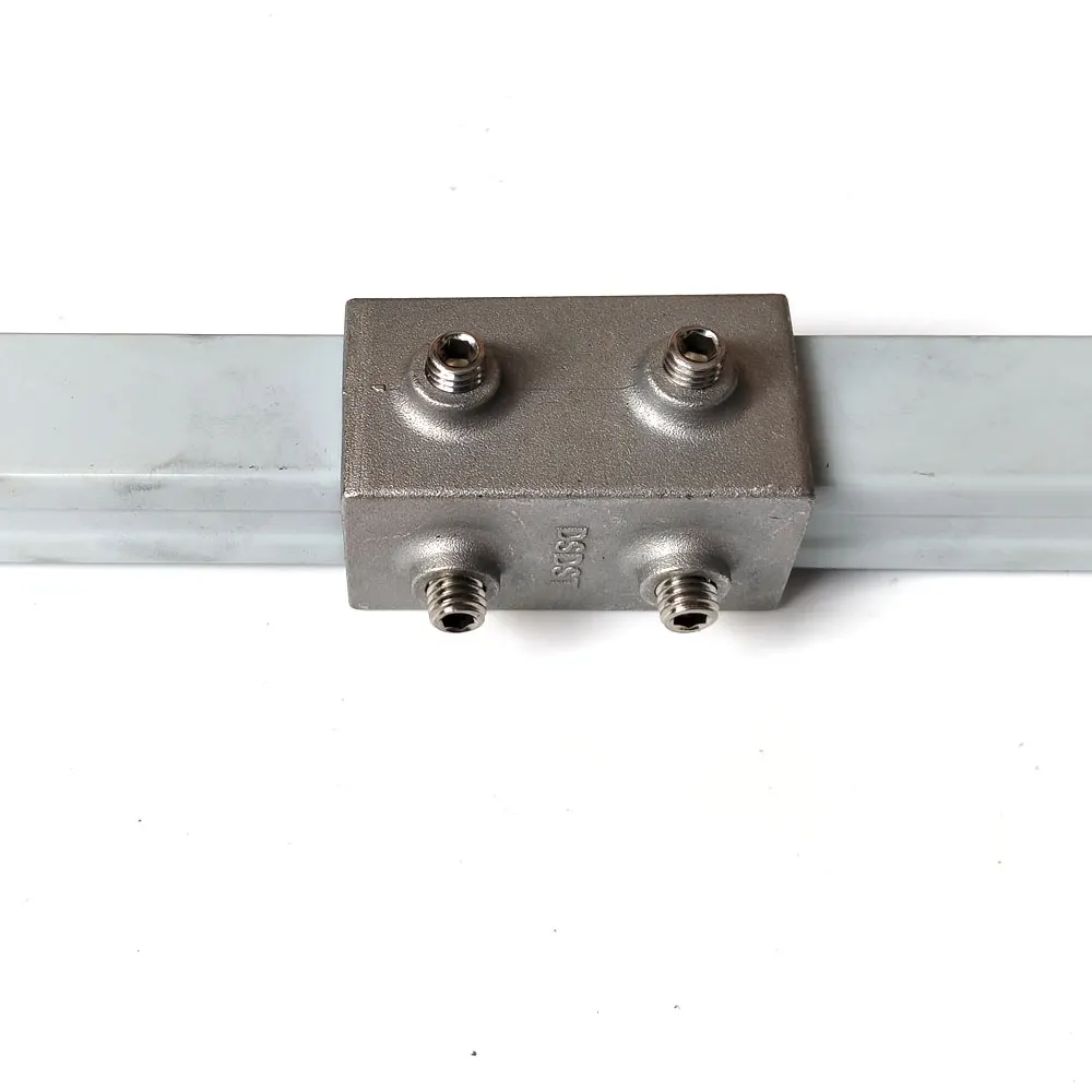 25X25 Square Pipe Connector Buckle Elbow Pipe Plug Fixed Buckle Flange Seat Square Steel Galvanized Square Pipe Without Welding.