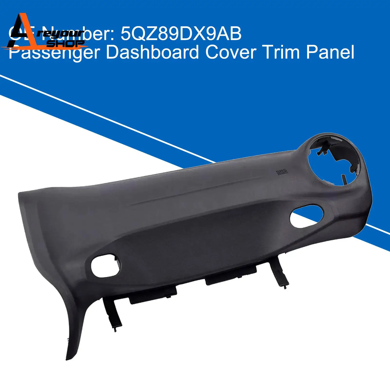 

Накладка на приборную панель пассажира 5QZ89DX9AB для Jeep Wrangler JK 2015 2016 2017 2018