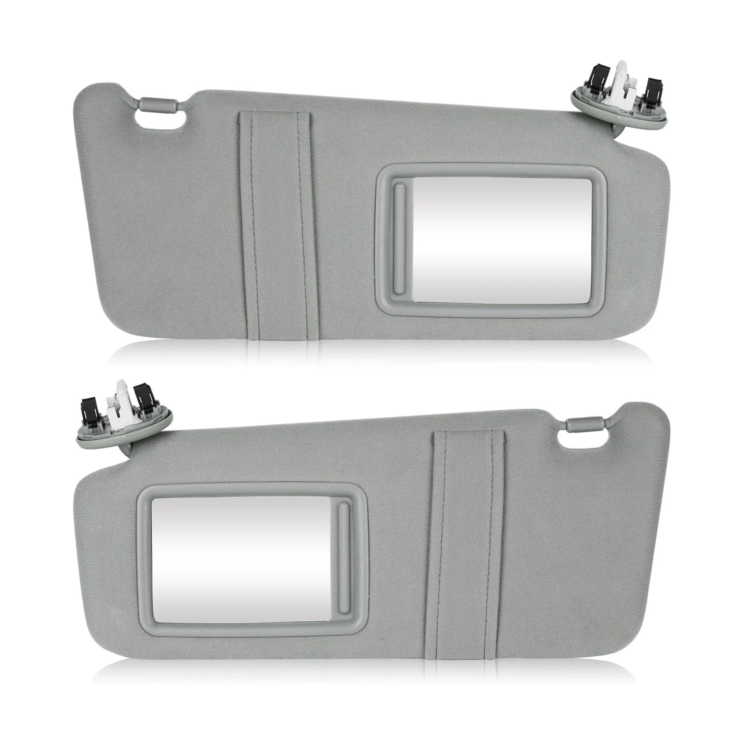 Left Right Sun Visor for Toyota Camry 2007 2008 2009 2010 2011 Driver Passenger Side Sunvisor Replace 74320-06800-B0  with Light