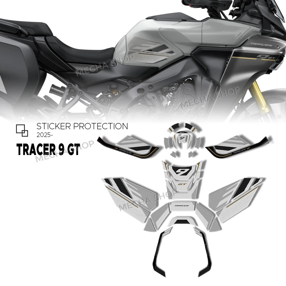 

Аксессуары для мотоциклов Tracer 9 GT 2025 Tracer 9GT, накладка на бак, 3D гель, набор наклеек из эпоксидной смолы