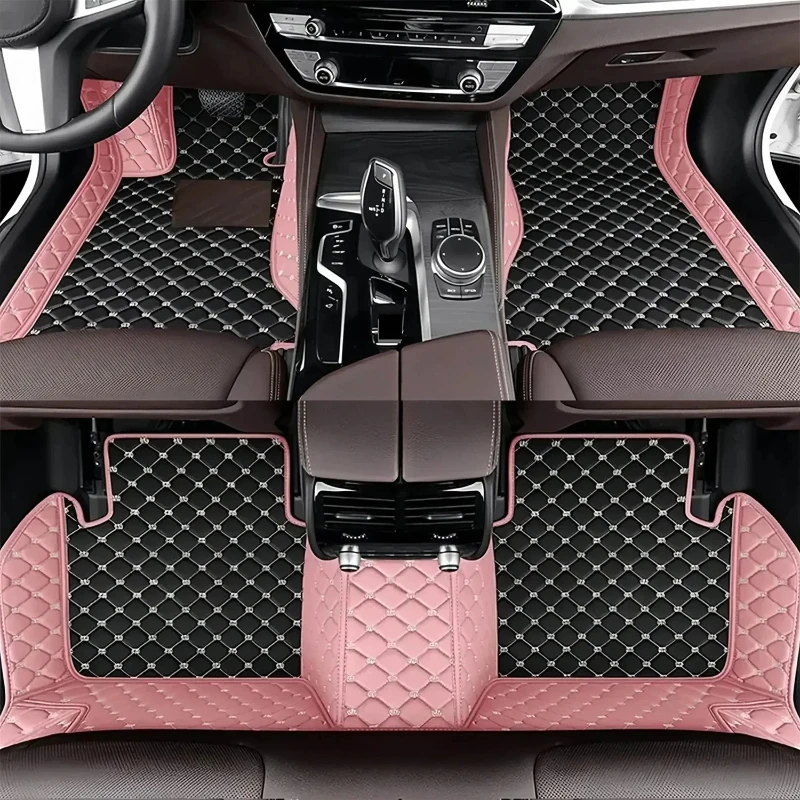 

Custom Car Floor Mats For MG4 EV MG6 MGES5 MG7 HS 2022-2025 All-Weather Waterproof Auto Accessories Foot leather Carpet Interior