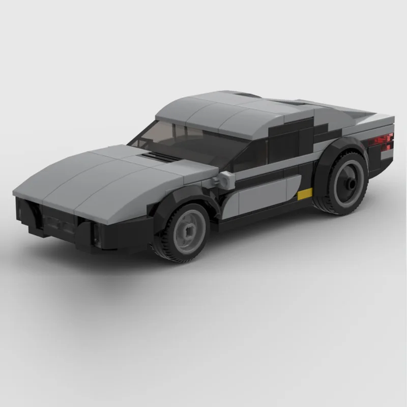City Car Model MOC Building Bricks High-Performance Coupe Modular Technology Children Holiday Gifts Assemble Toys Suit