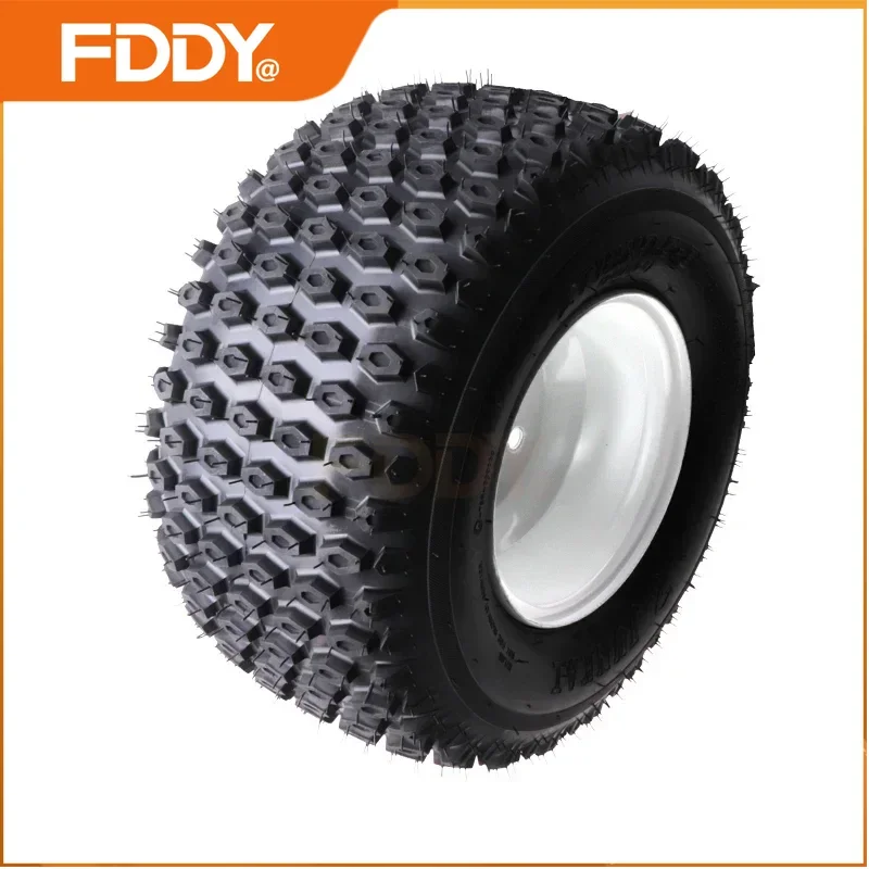 FDDY For 4 Wheeler Golf Cart Buggy Lawn Quad Bike Accessories ATV 8 inch Wheel 18x9.50-8 Vacuum Tire240/50-8 Tubeless Tire White