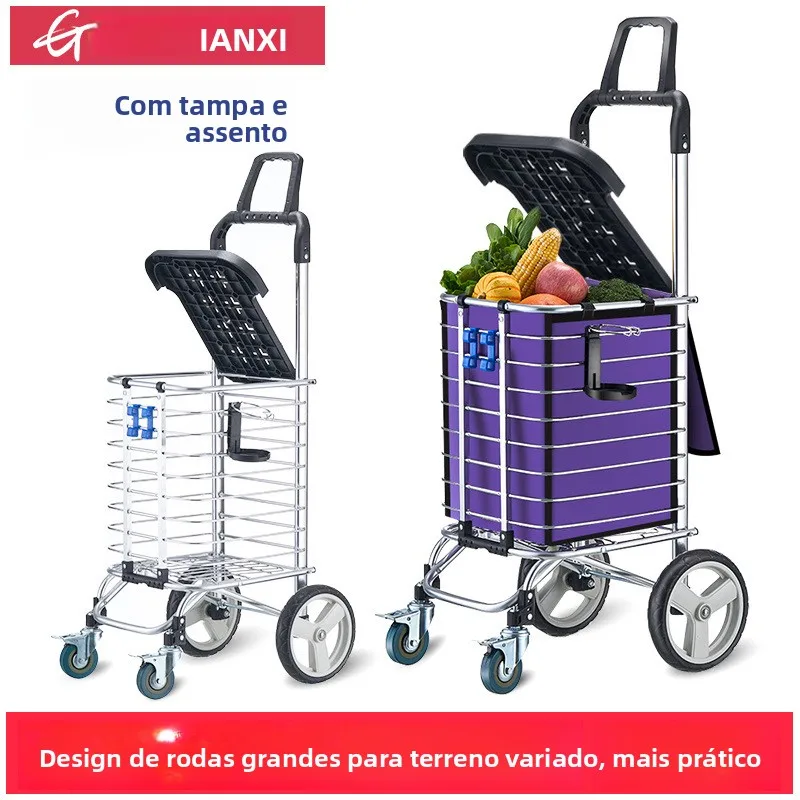 chariot-de-courses-compact-pour-usage-domestique-silencieux-avec-poignee-de-traction-ideal-pour-les-courses-de-legumes-panier-a-tirer-a-la-main-empilable-pour-personnes-agees