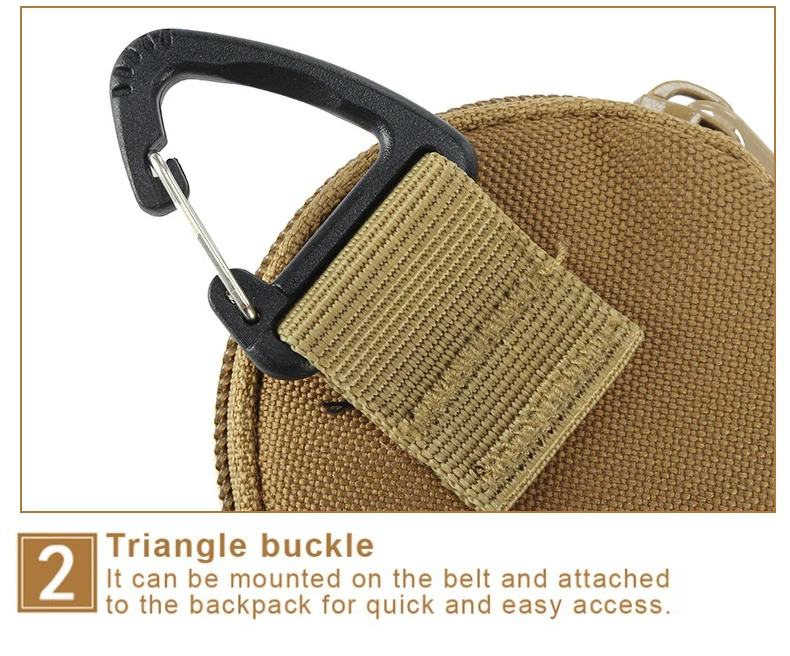 Taktische EDC Männer Schlüssel Brieftasche Tasche Outdoor USB Kabel U-Disk Kopfhörer Lagerung Tasche für AirPods Freebugs Kopfhörer schutzhülle – Detail 19