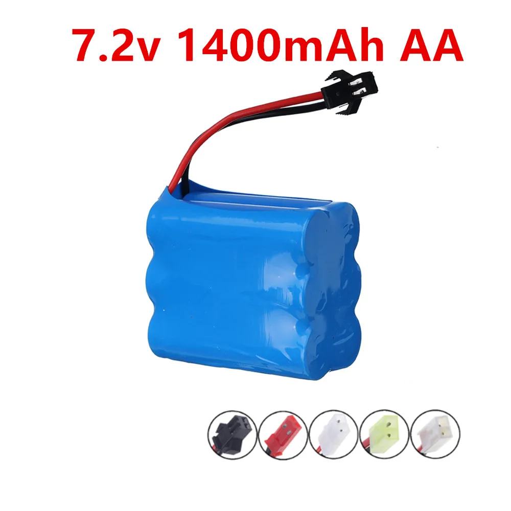 7.2v 1400mah NiCD Battery Ni-CD AA 1400 mah 7.2 v Rechargeable Battery For Rc toys Car Tanks Trains Robots Boats