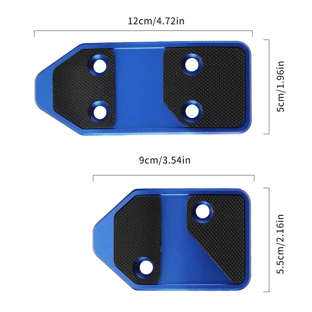 

3Pcs Aluminum Alloy Non-Slip Pedals for Polaris Slingshot 2017+ Brake Accelerator Clutch Pedal Pads