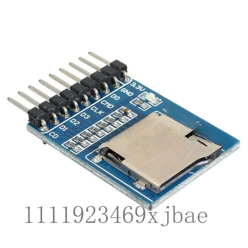 9Pins SD Card Read Write Module, Micro SD Storage Holder Expansion Board For Development Boards