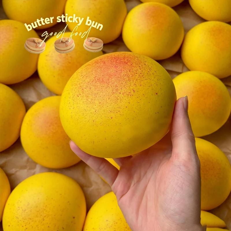 1PC Squishy Realistic Daifuku Mochi Stress Relief Sensory Decompression Toys Sticky Slow Rising Squeeze Toy For Kids Adults Gift