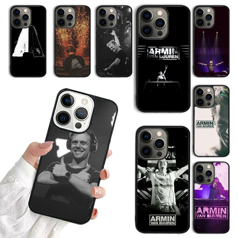 DJ Armin van Buuren phone Case Cover For iPhone 16 15 14 Plus XR XS for apple 16 11 12 13 mini Pro Max coque