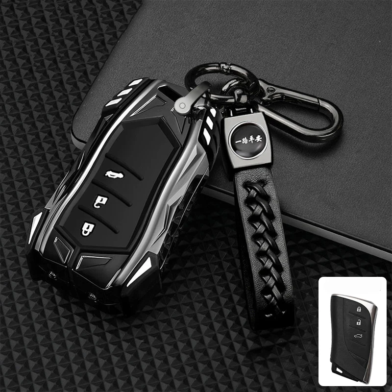 New Zinc Alloy Car Key Case Shell Cover For Lexus NX ES UX US RC LX GX IS RX 200 250h 350h LS 450h 260h 300h UX200 Accessories