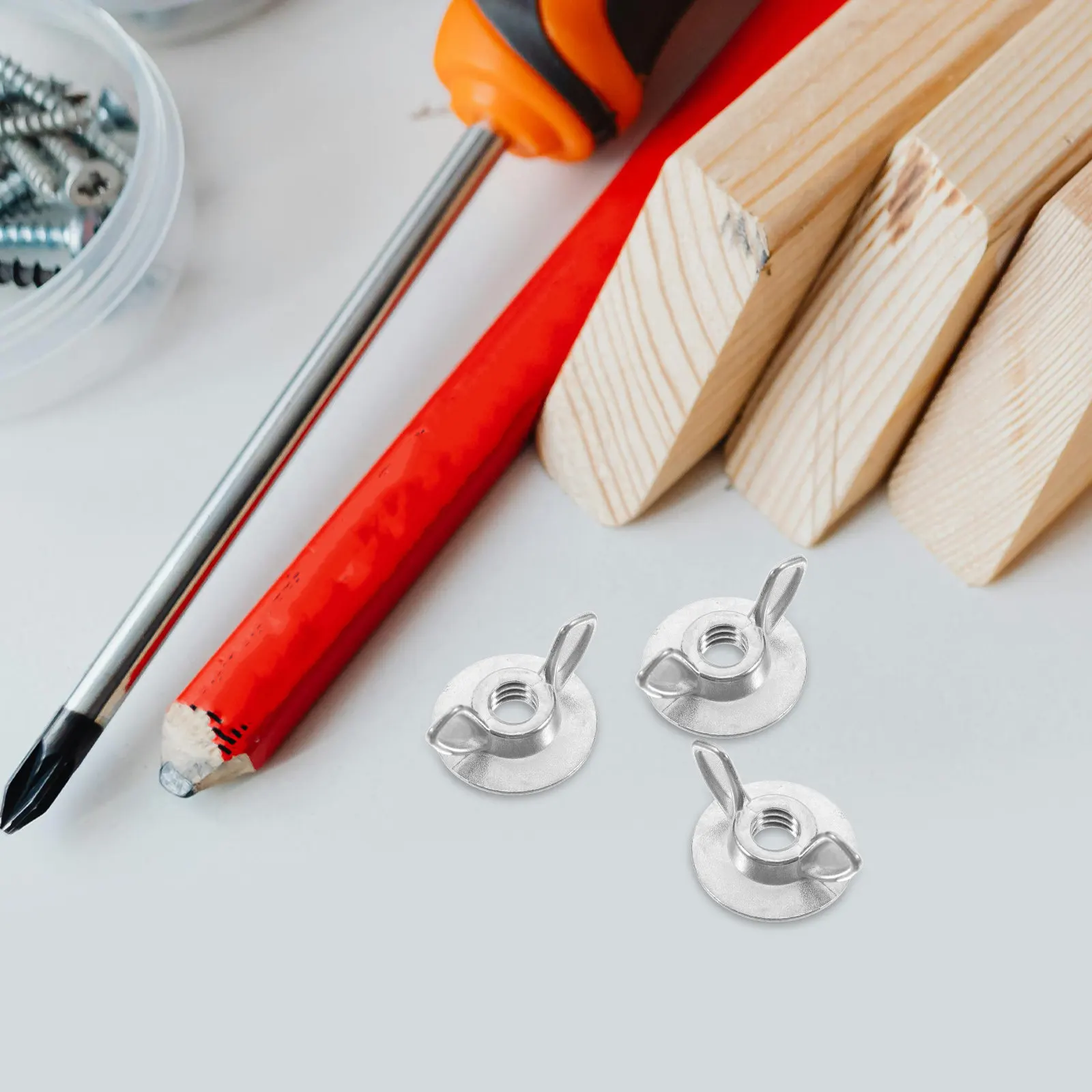 20Pcs Shutter Wing Nuts Hurricane Shutters Stainless Steel Assorted Sizes Washer Base Wingnut Hand Shutter Hardware