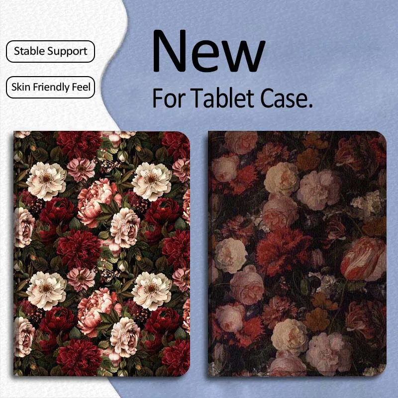 

Flower Art Beautiful For Xiaomi Mi Pad Mini 4 5 6 7 SE Pro Plus Redmi Pad 2 SE 2025 8.8 11 Foldable Tablet Case Gift