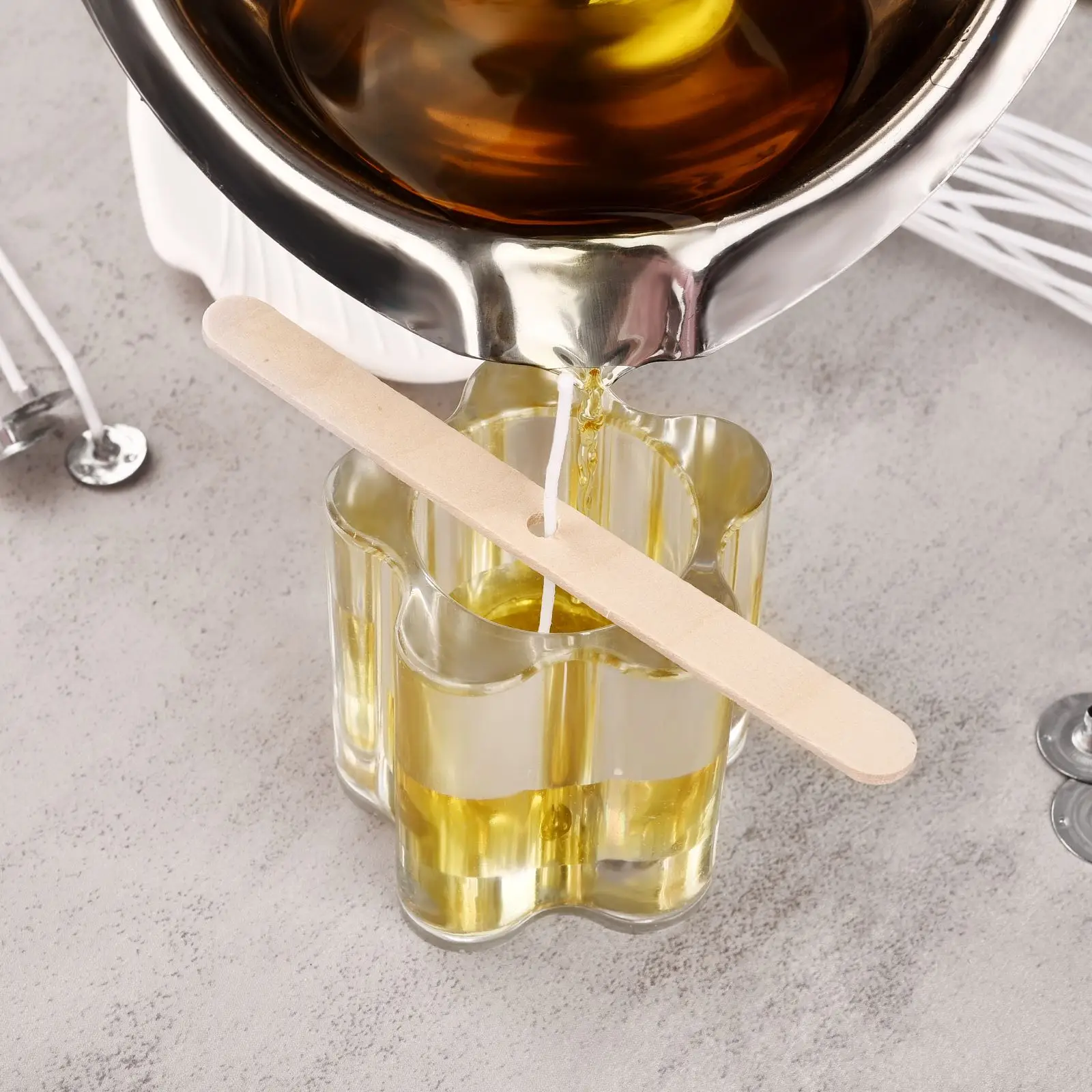 50 قطعة/100 قطعة 2.6-20 سنتيمتر شمعة الفتائل دخان الشمع القطن الخالص الأساسية DIY بها بنفسك شمعة صنع قبل مشمع الفتائل مستلزمات الحفلات