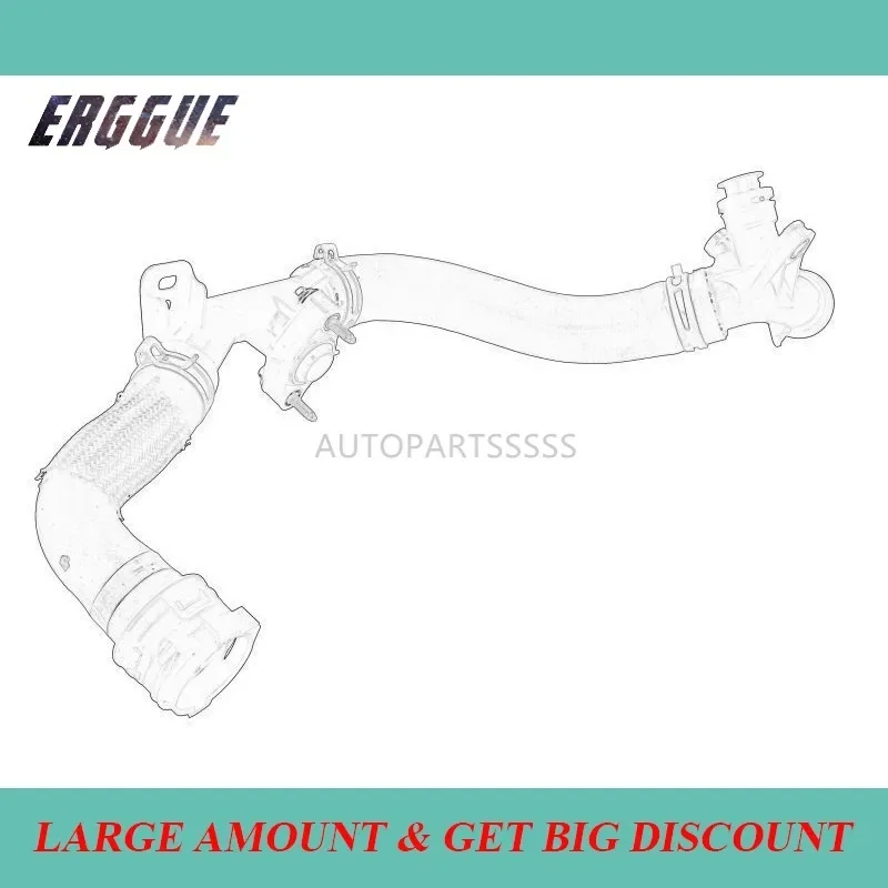 Brand New 9804208380 JUT137046 Removable Flexible Radiator Hose Water Coolant Pipe For Hyundai Sportage Ix35 For Renault