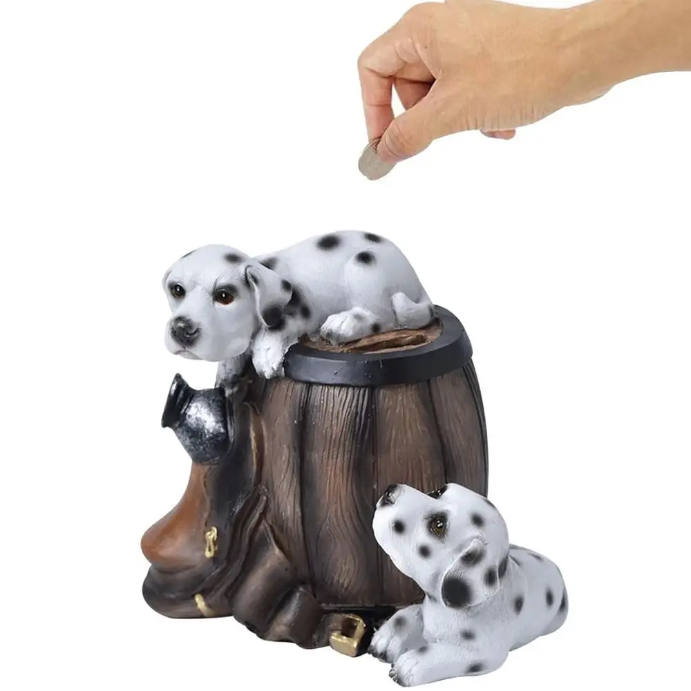 Tirelire pour chien, réservoir d'épargne, grande capacité, ornements de chien du zodiaque ouvrable, boîtes d'argent décoratives de dessin animé, jouet pour enfant