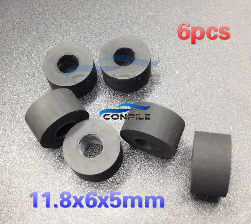 

11.8x6x5mm wheel belt pulley rubber audiopinch roller for cassette deck tape recorder Stereo player jvc254 354 718 218