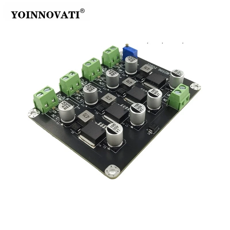 LM2596 Multi-Output DC-DC Buck Converter Power Supply Module, 3.3V/5V/12V and Adjustable Voltage for Electronics DIY