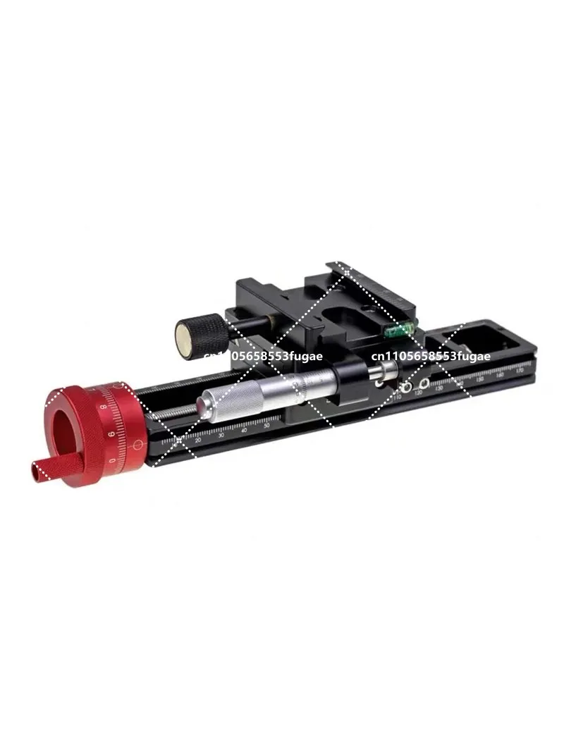 

NEW Aluminium Alloy Double Precision Stacked Photography Micrometer Micro Trimming Guide 180MM Macro Focusing Rail Slider new
